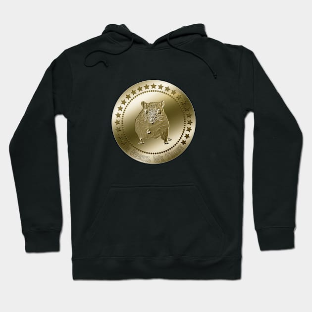 Funny Gerbil Coin Crypto Currency Mice Mouse Hoodie by JollyMarten